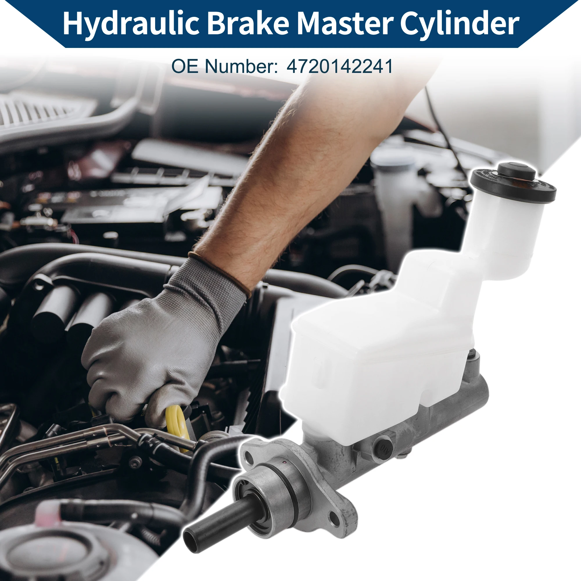 UXCELL Brake Master Cylinder Reservoir No.4720142241 for Toyota RAV4 2003-2005