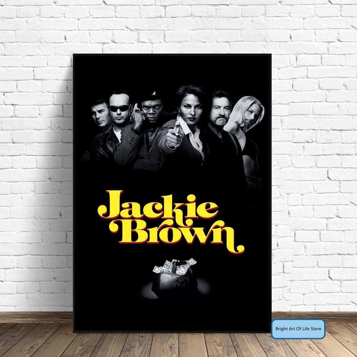 

Jackie Brown (1997) Movie Poster Cover Art Photo Print Apartment Home Decor Wall Painting (Unframed)