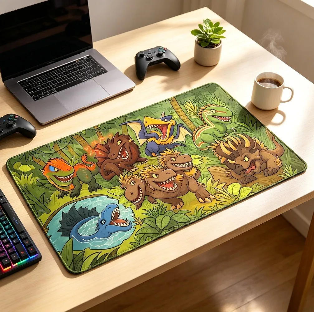 Gaming Mouse Pad Large Table Mat Anti-slip Rubber Desk Mat Laptop Keyboard Pad Custom Playmat for Card Game Office Desktop Decor