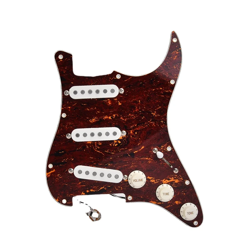 

1Set Promotion Alnico SSS Loaded Prewired Electric Guitar Pickguard Pickup for FD ST Style Guitar