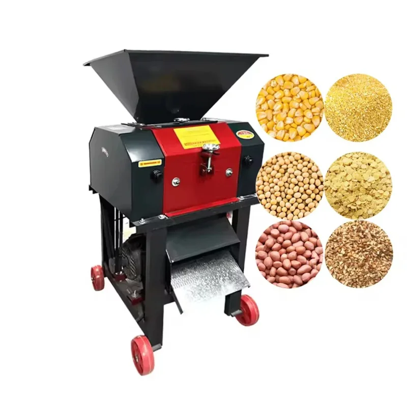 Электрический измельчитель кукурузы и травы для корма птицы, уток, гусей, овец, а также для измельчения арахиса, пшеницы, сорго, для пивоварения и приготовления пивообразных продуктов, высокопроизводительный