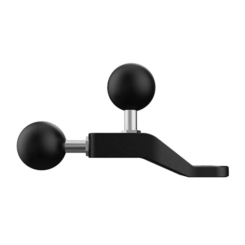 더블 볼 헤드 네비게이션 장착 브래킷, 램 브래킷, 휴대폰 브래킷용 백미러 베이스, 1 인치