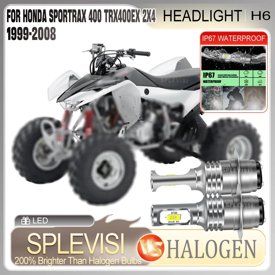 Long Service Life LED motorcycle Headlight For Honda Sportrax 400 TRX400EX 2x4 1999 2000 2001 2002 2003 2004 2005 2006 2007 2008