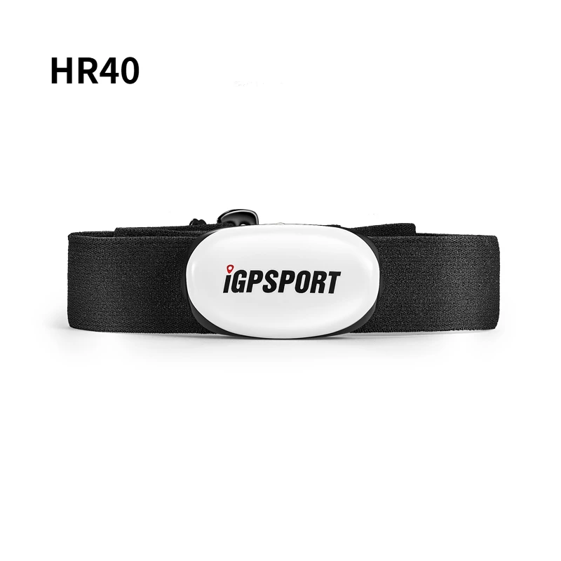 IGPSPORT HR40 Black White Chest Strap Heart Rate Monitor for Cycling Running Hiking ANT+ Wireless Health Fitness Smart Sensor