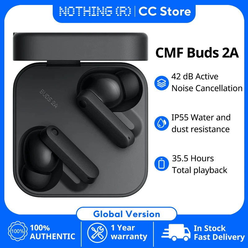 Nothing CMF Buds 2A беспроводные наушники с качественным звуком — фото товара