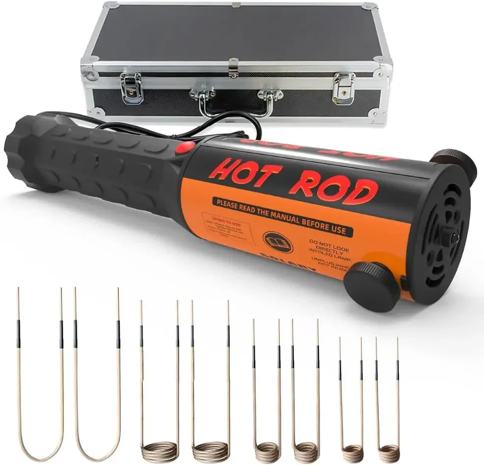 

Solary Induction Bolt Heater Tool - 1100W 110V Magnetic Induction Heater Bolt Removal, Nut Buster Tool with 8 Coil for Rusty Scr