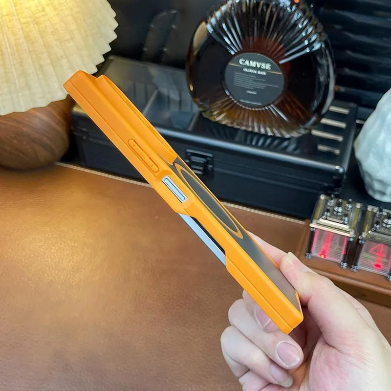 Für Magsafe Hülle für Samsung Galaxy Z Fold 5 6 7 8 Ultra Transparentes Scharnier Kabelloses Laden Magnetisch Ohne Frontabdeckung Zubehör – Detail 8
