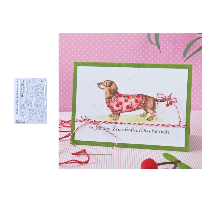 Neu eingetroffene Vorverkaufs-Hundestempel für DIY-Scrapbooking/Fotoalben, dekorative Prägung, DIY-Papierkarten