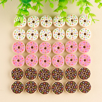 Kovict 5/10Pcs Mini New Donut Silicone Beads Food Grade Cute DIY Pacifier Necklace Accessories Beads For Jewelry Making Bulk