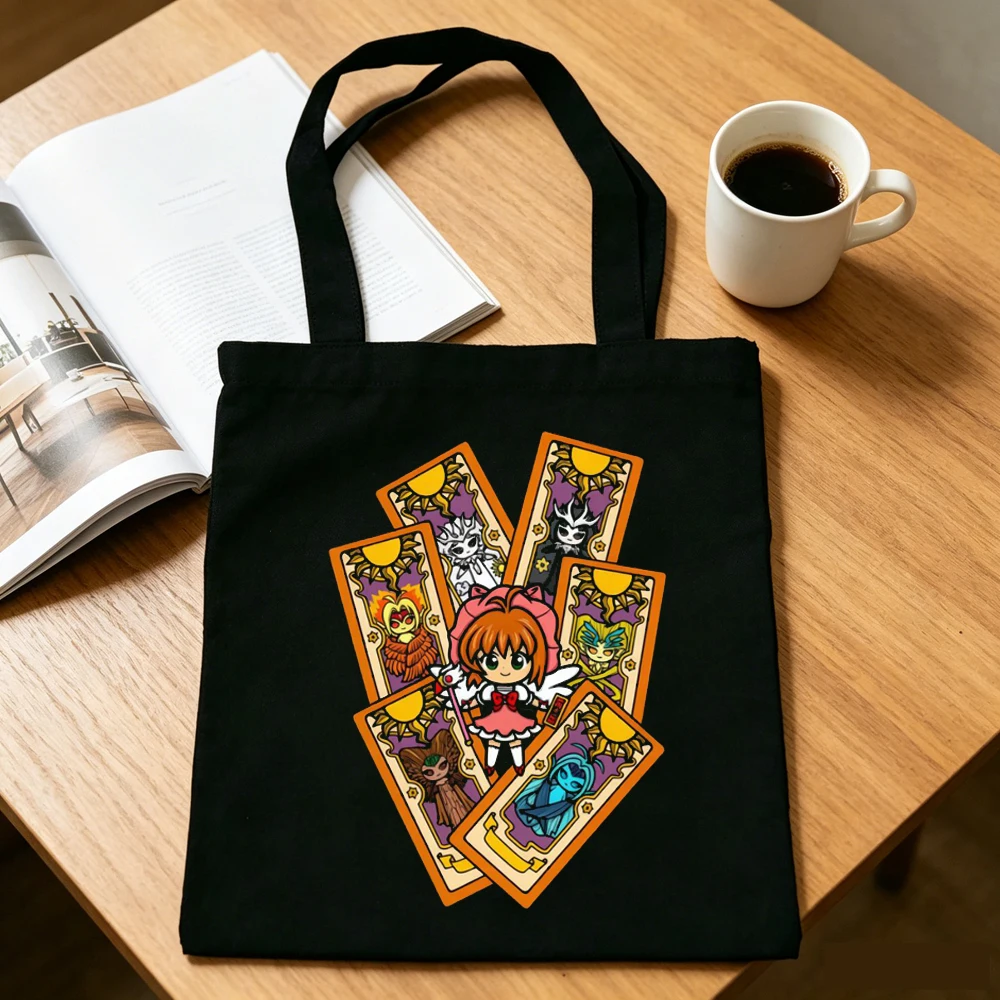 Cardcaptor Sakura tote bag totebag shoulder  grocery personnalisable sac cabas woman
