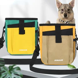 Fashion Pet Training Shoulder Bag Dog Snack Pocket Portable Pet Poop Pouch Storage Supplies for Outdoor Walking and Traveling