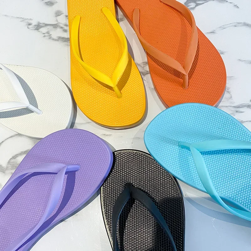 

Casual Beach Women Slipper Sandals Brand 2024 New design Summer Home Flat Flip-Flops Shoes Female Big Size Dropshipping