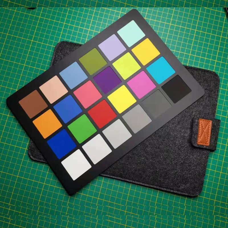 Tabla de prueba de Color con bolsa de embalaje, tablero de paleta de tarjeta de verificación de equilibrio, corrección Digital Superior, 24 colores,