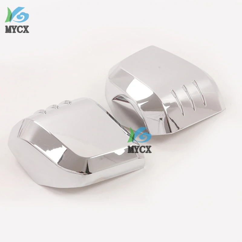 For TOYOTA Hiace 2019 2PCS ABS chrome plating Car Side Door Rearview Mirror Protect Frame Cover Trims Car Styling Accessories
