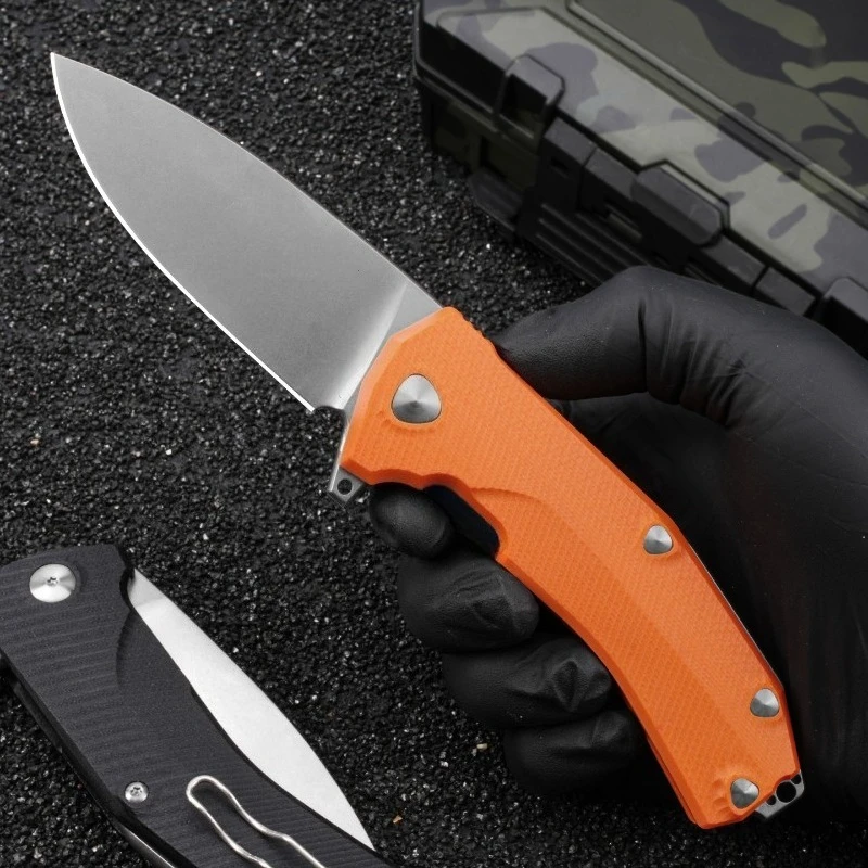 

New Portable Folding Pocket Outdoor Camping Survival Knife Tactical Hunting D2 Blade Utility Fruit Self-defense Knives EDC Tools