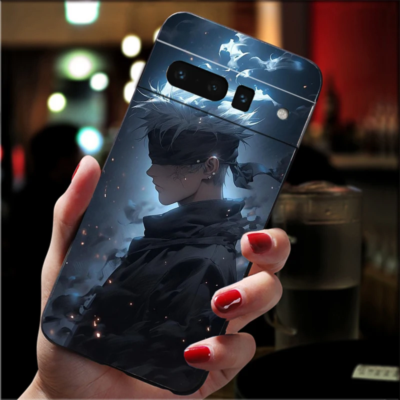 Jujutsu Kaisen Satoru Gojo Phone Case For Google Pixel 9 Pro XL 8 7 6 Pro Pixel 8A 7A 6A 4A 3A 3XL Pixel 8 7 6 5 4