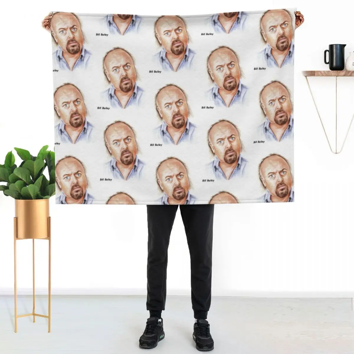 Bill Bailey Throw Blanket for sofa Cute Warm Blankets For Baby Camping cosplay anime Blankets