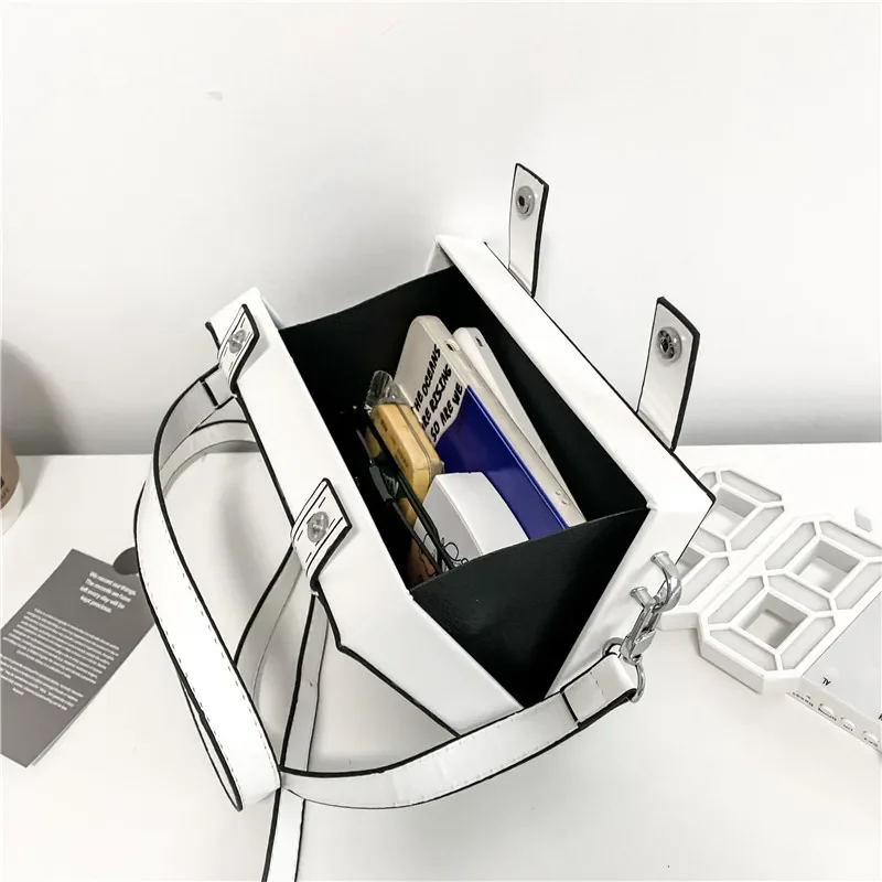 VC Creative Cartoon Design Box Bag Female Fashion PU Leather Small Crossbody Bag for Women Couple Shoulder Bag with Unique Trend