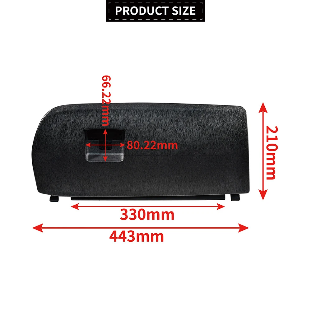 51166839000 For BMW X3 F25 X4 F26 LHD 1 Pc New Front Dash Interior Smooth Opening Glove Box Lid Cover ABS Black Car Accessories view 2