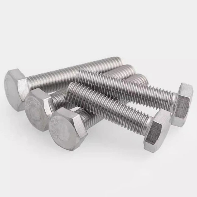 UNC/UNF 10 # -32 1/4-28 5/16-24 3/8-24 إلى 1/2-20 مسامير برأس مسدس 304 مسامير خارجية من الفولاذ المقاوم للصدأ مسامير أسنان دقيقة #3