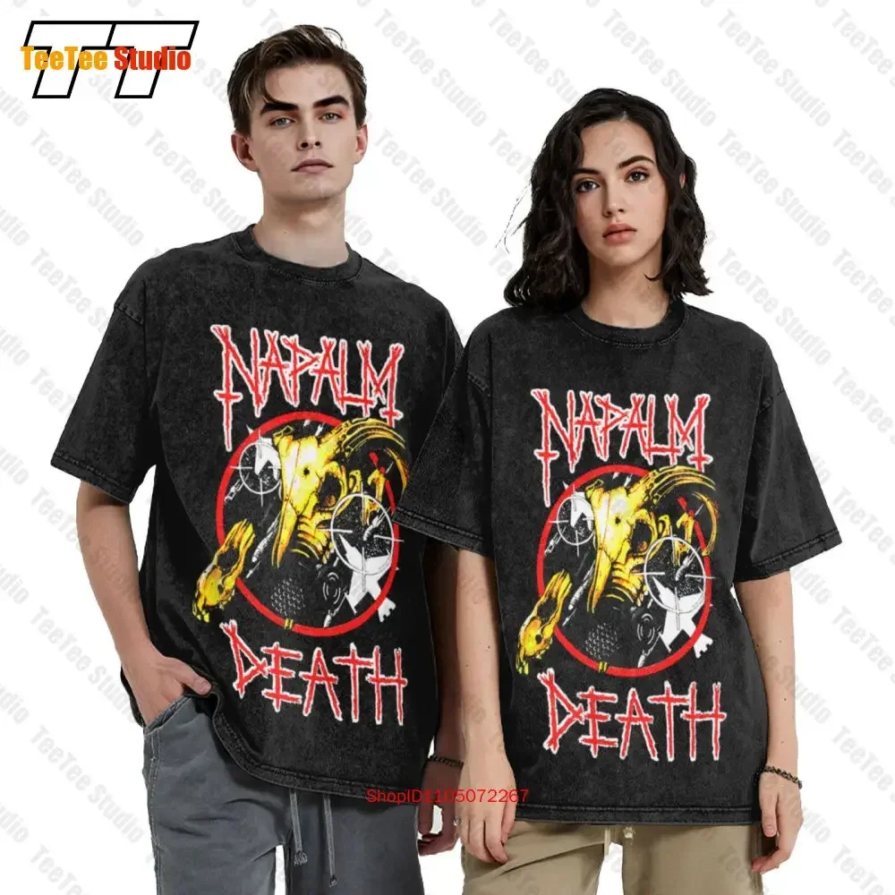 Harmony Corruption Album By Napalm Death Band Vintage Oversized T-Shirt YEFW