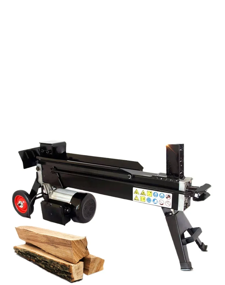 Small household firewood splitter Electric firewood splitting Automatic firewood saving