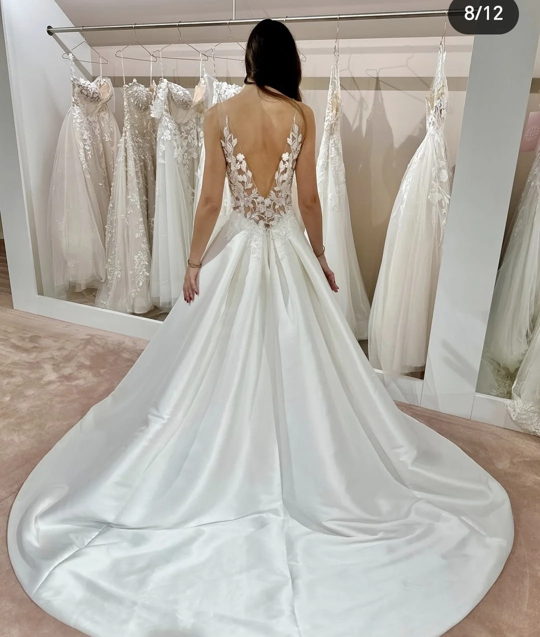 Customize Measure Elegant V-Neck Wedding Dress Soft Satin A-Line Floor Length For Women Stunning Robe De Mariee Soft Satin 2025