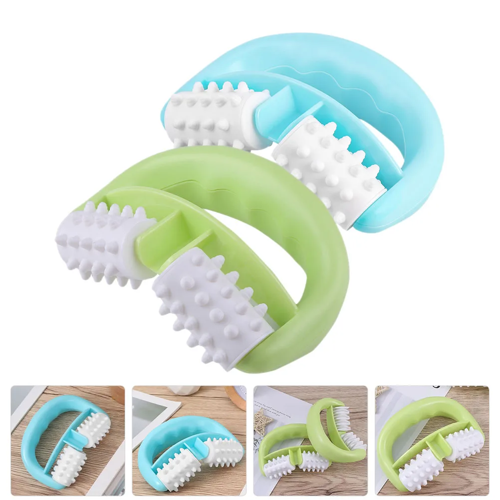 

2 шт. роликовый массажер для ног, ног, пенопластовые мышцы для мышц, колесо прокрутки глубоких тканей