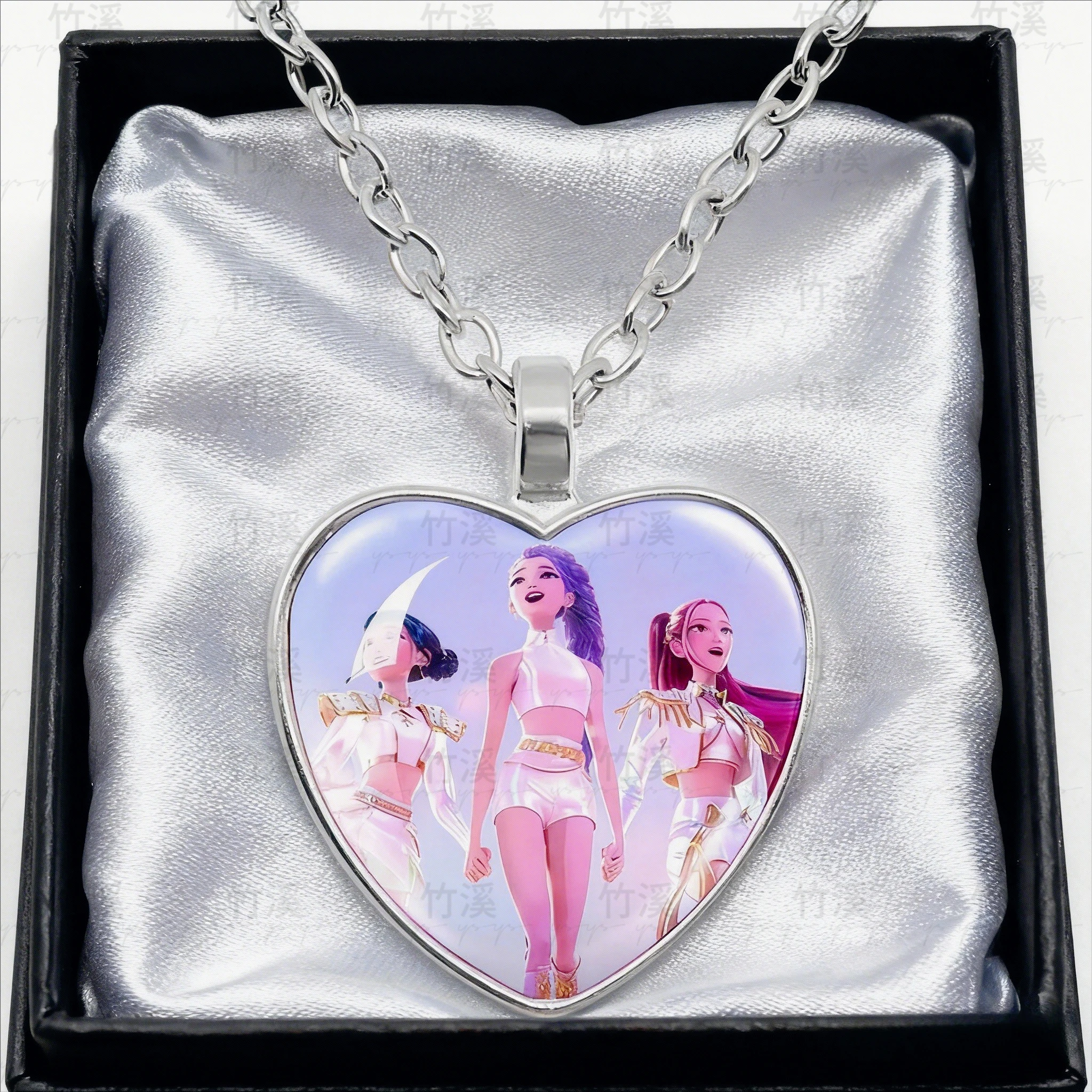 قلادة ساحرة لشخصية الرسوم المتحركة - هدية مجوهرات كرتونية لطيفة للفتيات، إكسسوار قلادة أنيق للأطفال