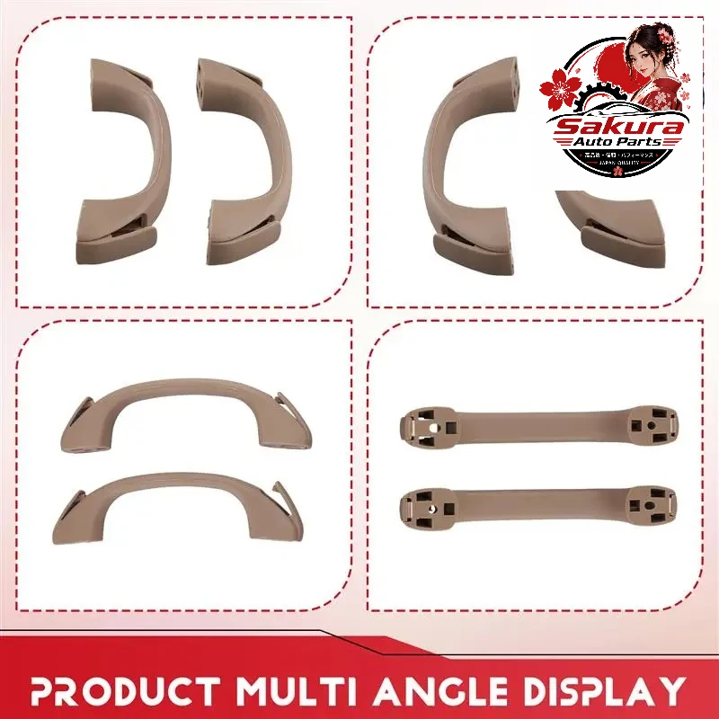 1 Pair Roof Grab Grip Handle For Toyota Hilux Vigo SR Pickup 2004-2015 74611-0K040-A0