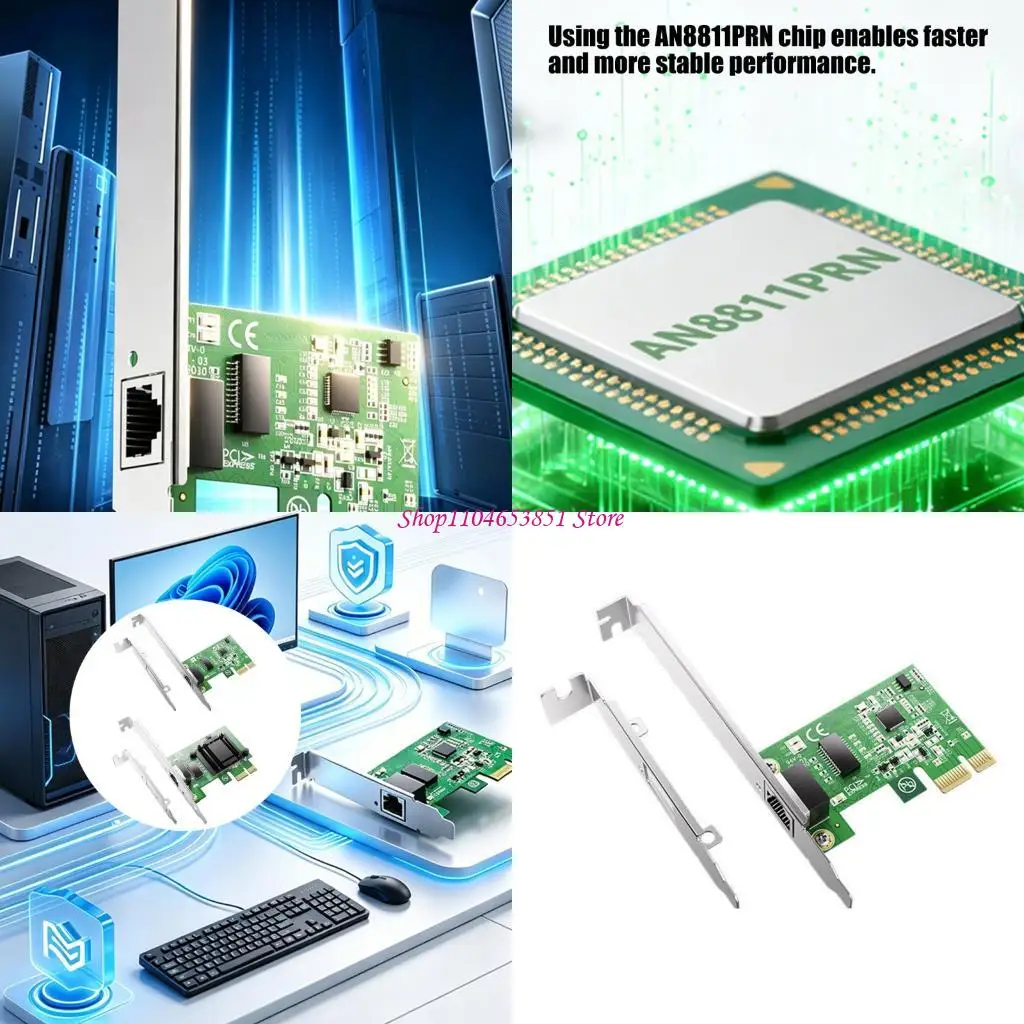 Professional 2.5G Ethernet Card With Advanced Wake On LAN Technology For Gaming 