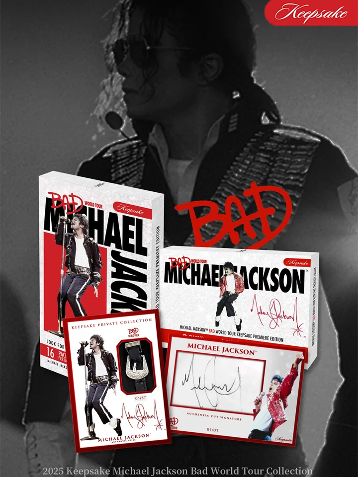 2025 Keepsake Michael Jackson BAD World Tour Card Hobby Genuine