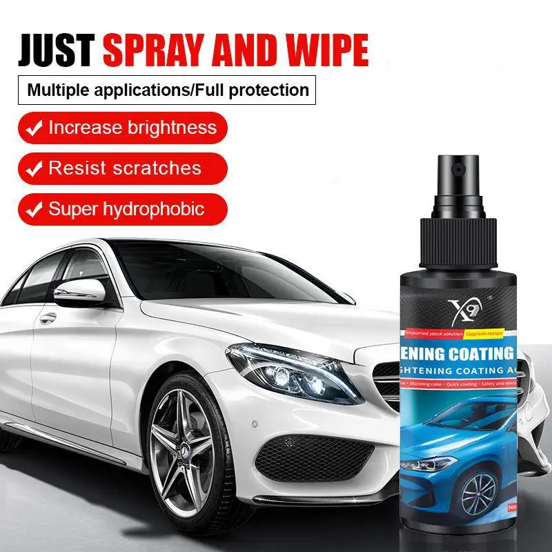 

30/50ml Nano Ceramic Coating Spray Liquid Nano Hydrophobic Layer Polishing Paint Coating Automotive Polishing for Metal Surface