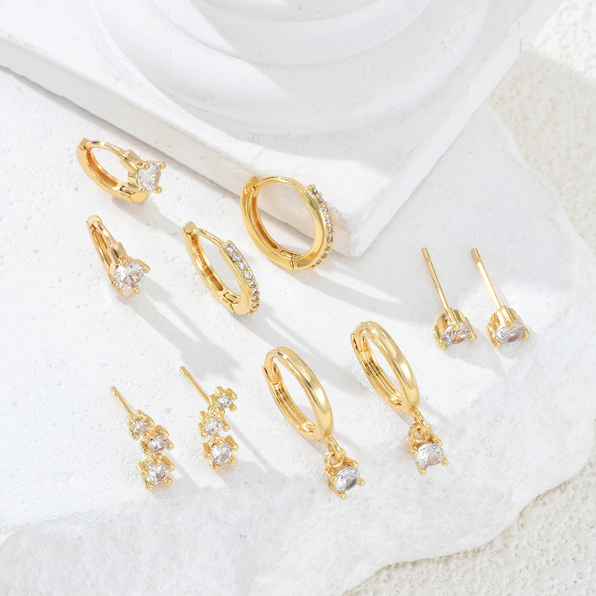 6/8/10 Pair Gold Co… - image