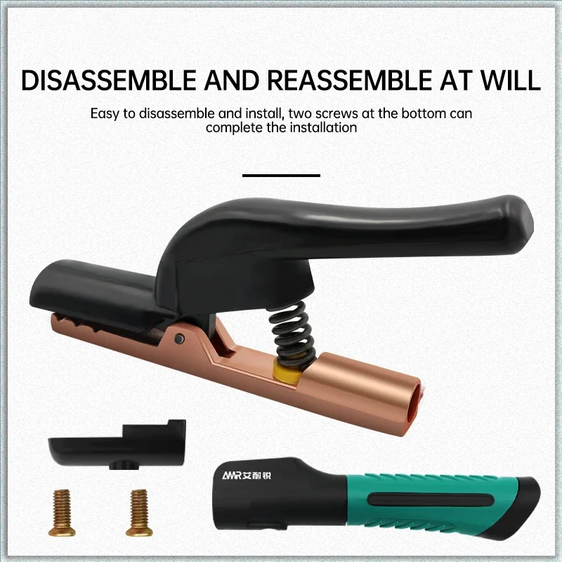 Welding Clamp Welding Electrode Holder 300 A Copper Heavy Duty Jaw Holding Pliers Electrode Clamp of Welding Machine ARC Welder