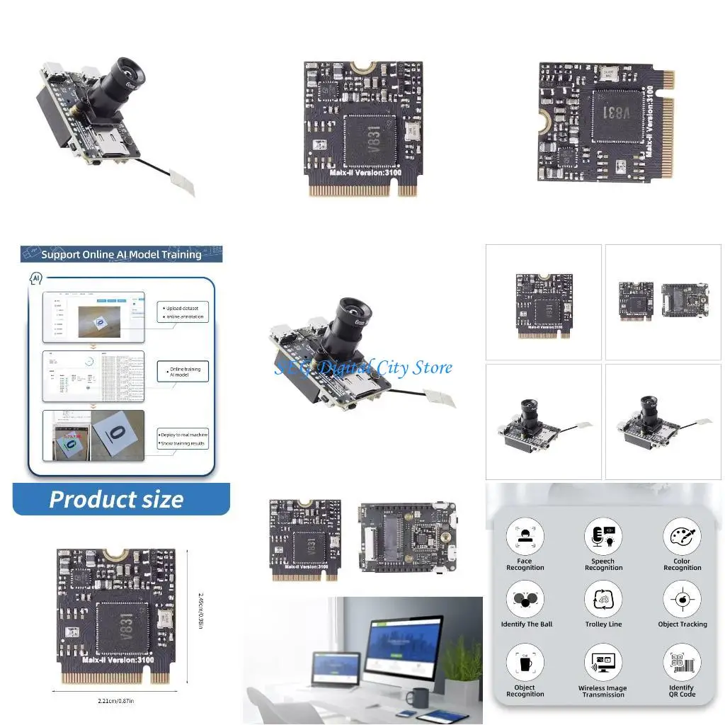 

U75B Open Source Development Board V831 Base Sipeed Maix-ii Dock For Deeply Learning And IOTs Applications