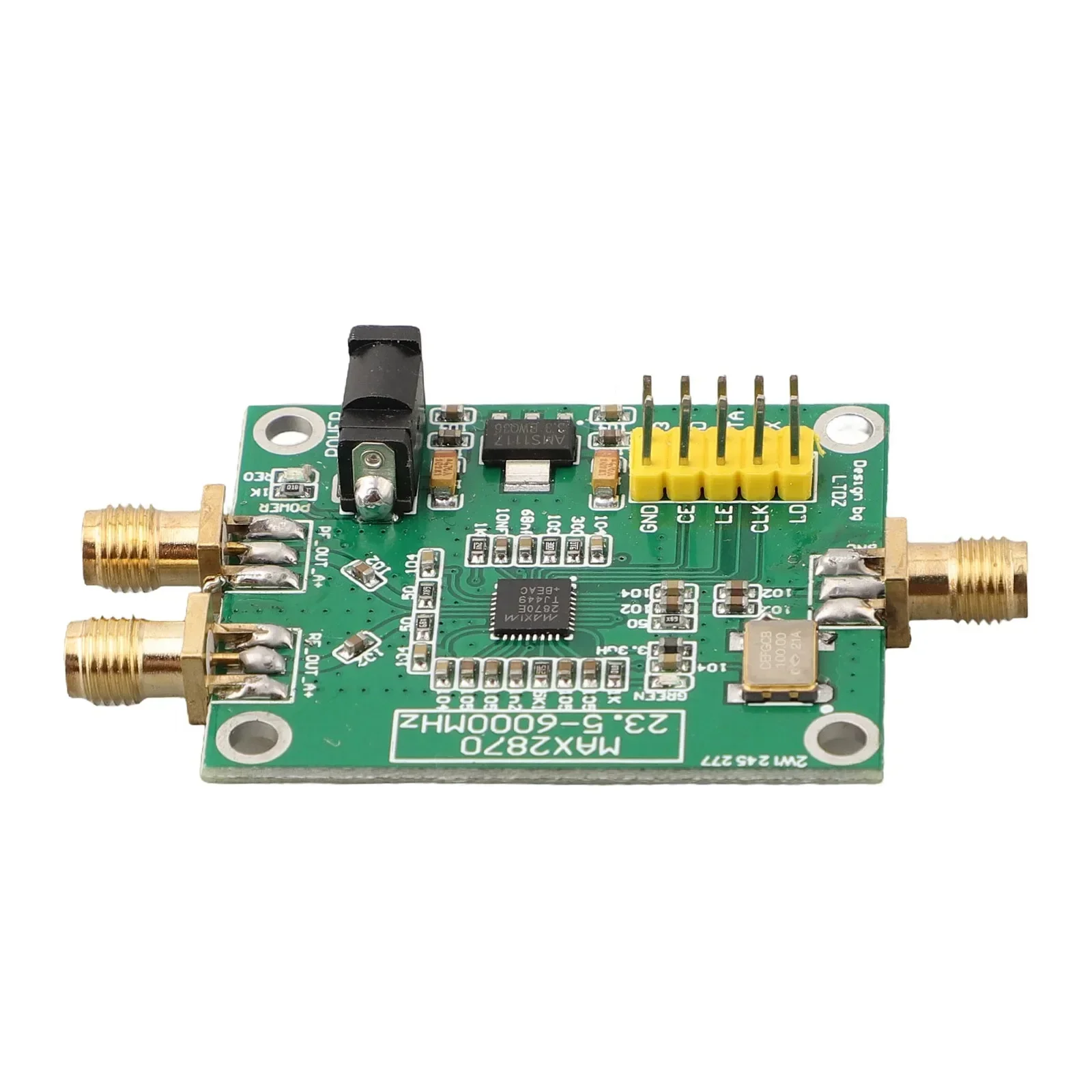 RF Signal Source 3.3V Pin Header Power Supply RF Signal Source Three-wire Control 100MHz Reference 23.5-6000MHz