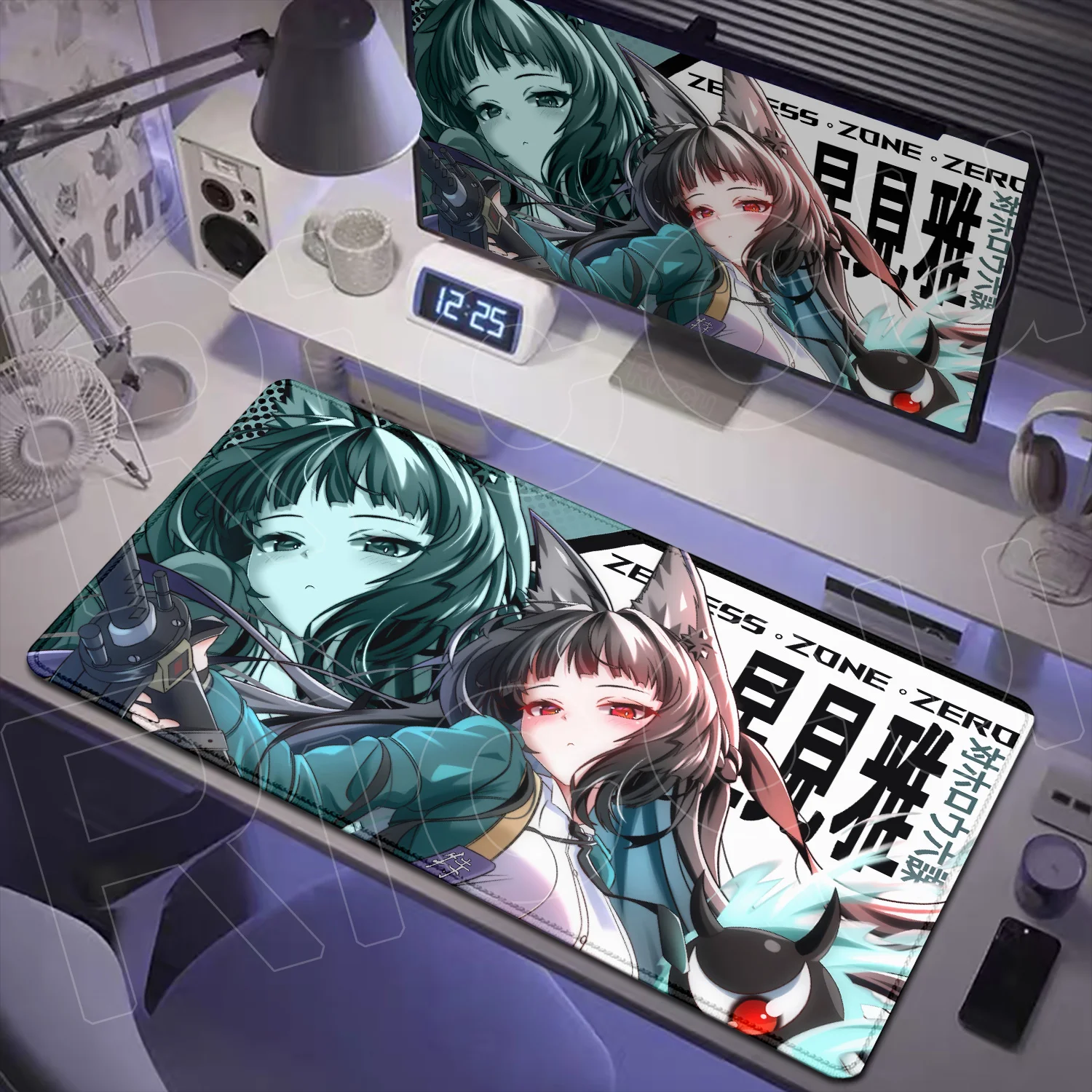 Kawaii Hoshimi Miyabi Anime Girl Mouse Pad Gaming Zenless Zone Zero Speed Keyboard Pc Office Accessories Rubber Non-slip Deskmat