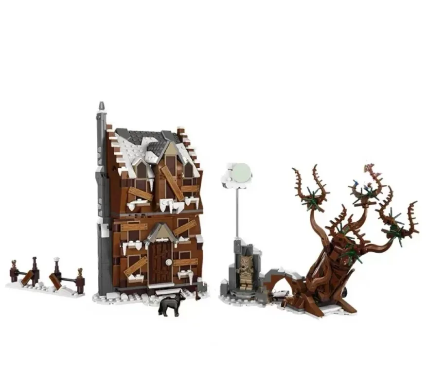 

MOC Shrieking Shack Building Blocks Whomping Willow Magic movie DIY Assembled Model Bricks compatible 76407 Children Toys Gifts