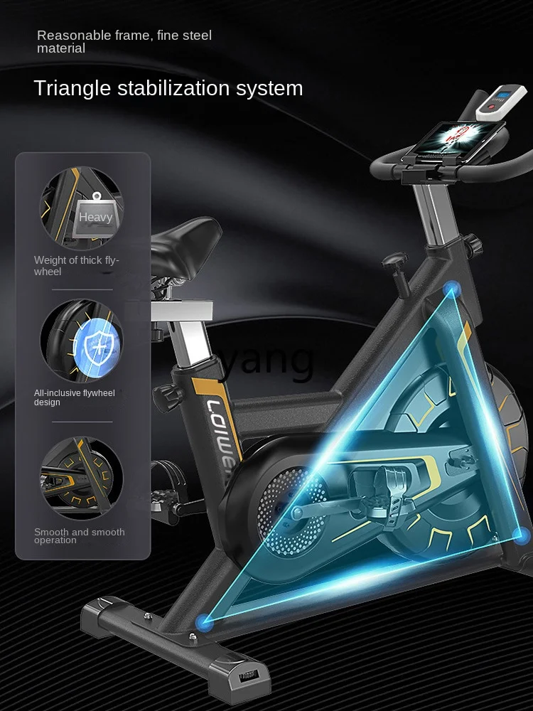 Yjq Spinning Home Fitness Ultra-Quiet Indoor Bicycle Weight Loss Sports Equipment Exercise Artifact