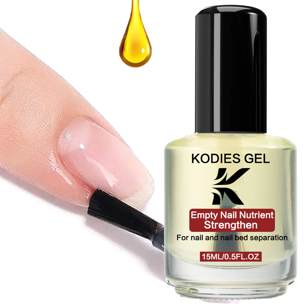 KODIES GEL siero per la riparazione delle unghie rinforzante per unghie olio nutriente per cuticole Intensive Naisl Growth vitamina B liquido per la cura del Manicure