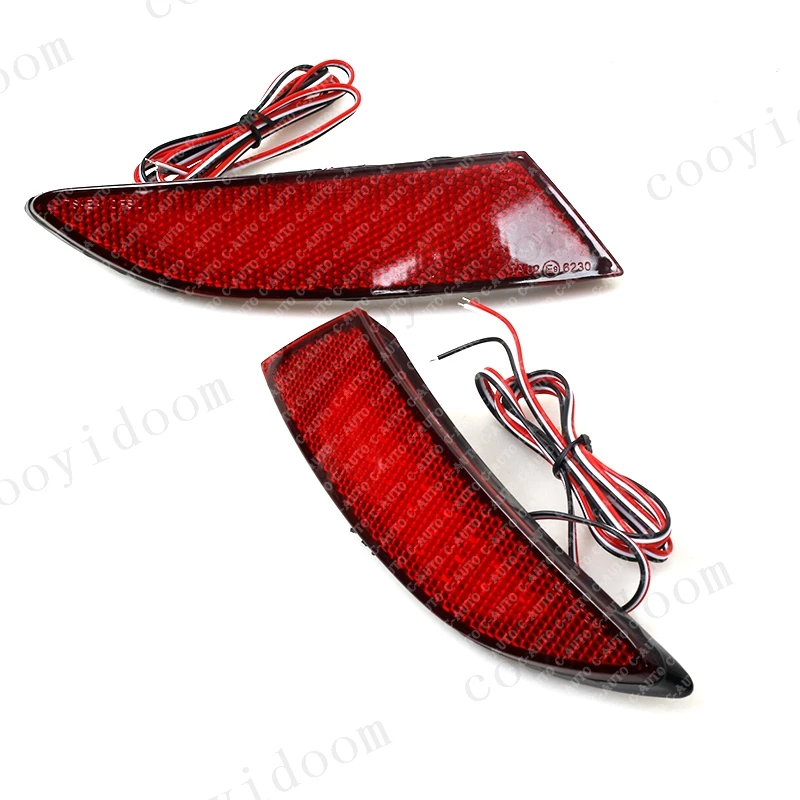 2Pcs LED Rear Bumper Reflector Brake Light Warning Lamp For Ford Focus 3 2012 2013 2014 Sedan Hatchback Car Styling view 3