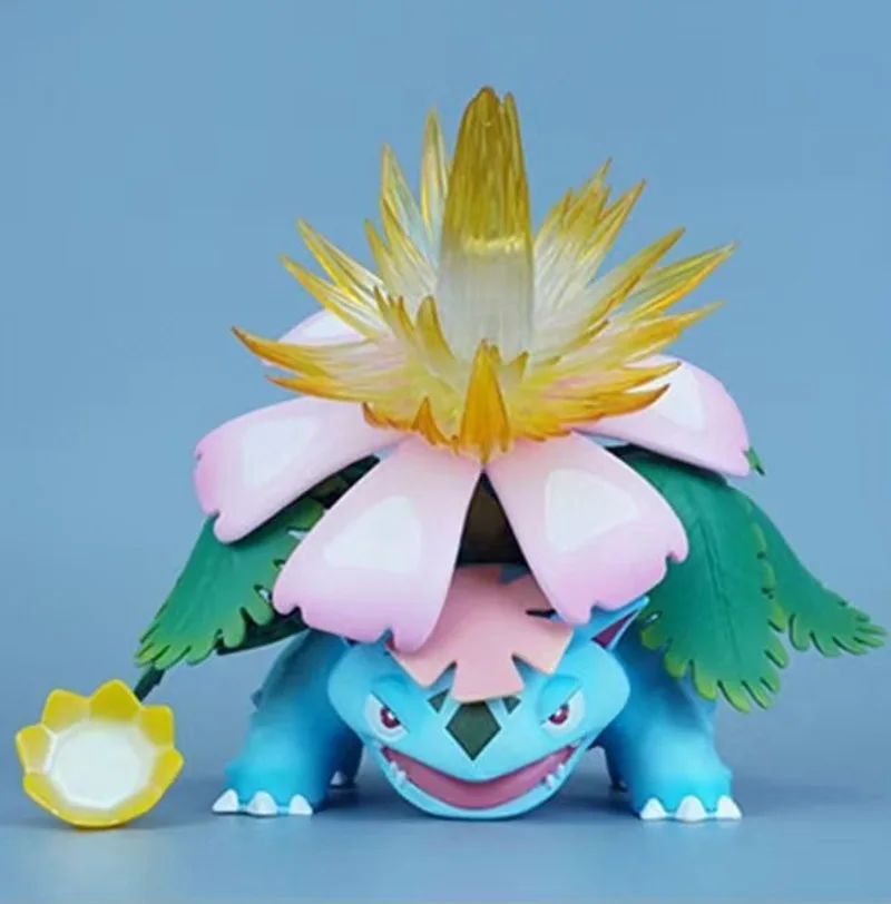 

16cm Anime Pokemon Bulbasaur Venusaur Ivysaur Battle Ver. PVC Action Figure Game Statue Model Kids Toys Doll Gifts