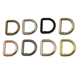 1pcs Metal D Ring Snap Hook Spring Gate Trigger Clasps Clips for DIY Leather Craft Belt Strap Webbing Keychain Hooks