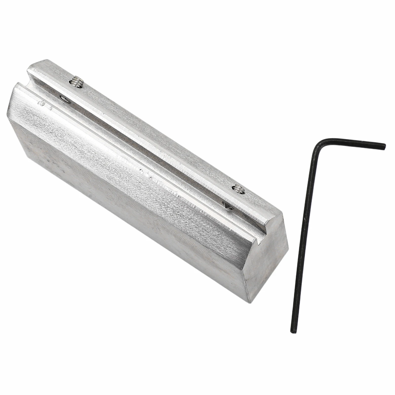 Prensa de trastes para guitarra eléctrica, prensado de trastes para reemplazo de cables, estabilidad mejorada, acabado galvanizado, insertos marcados