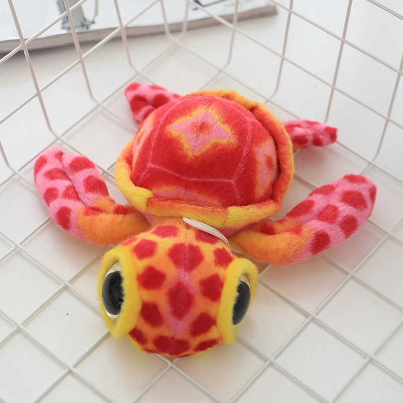 Cute Colorful Tortoise Plush Toy Lifelike Sea Turtle Small Pendant Soft Stuffed Animal Doll Kids Toys Birthday Gift - Image 6