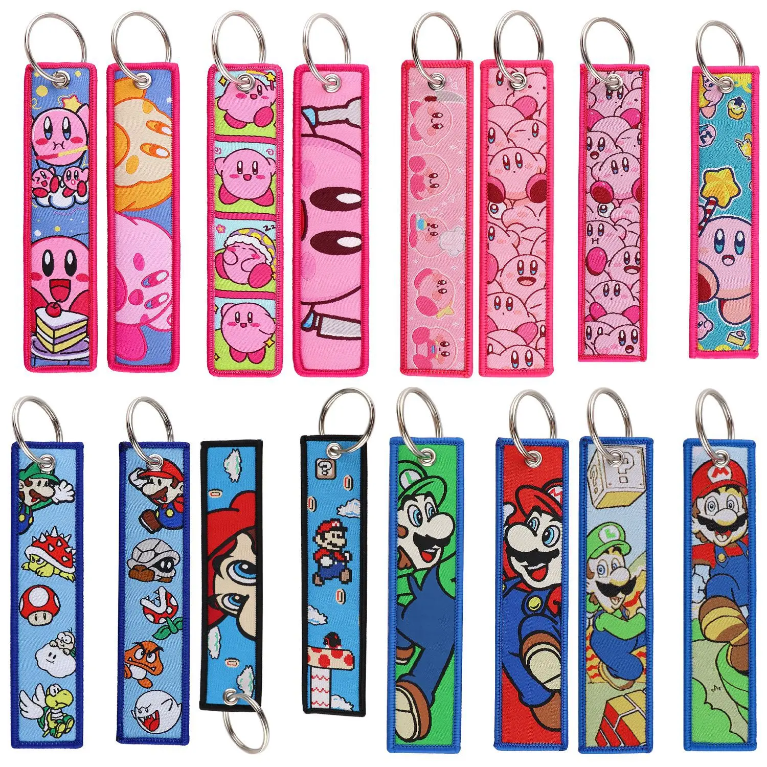 Llaveros de Anime Kirby Mario con