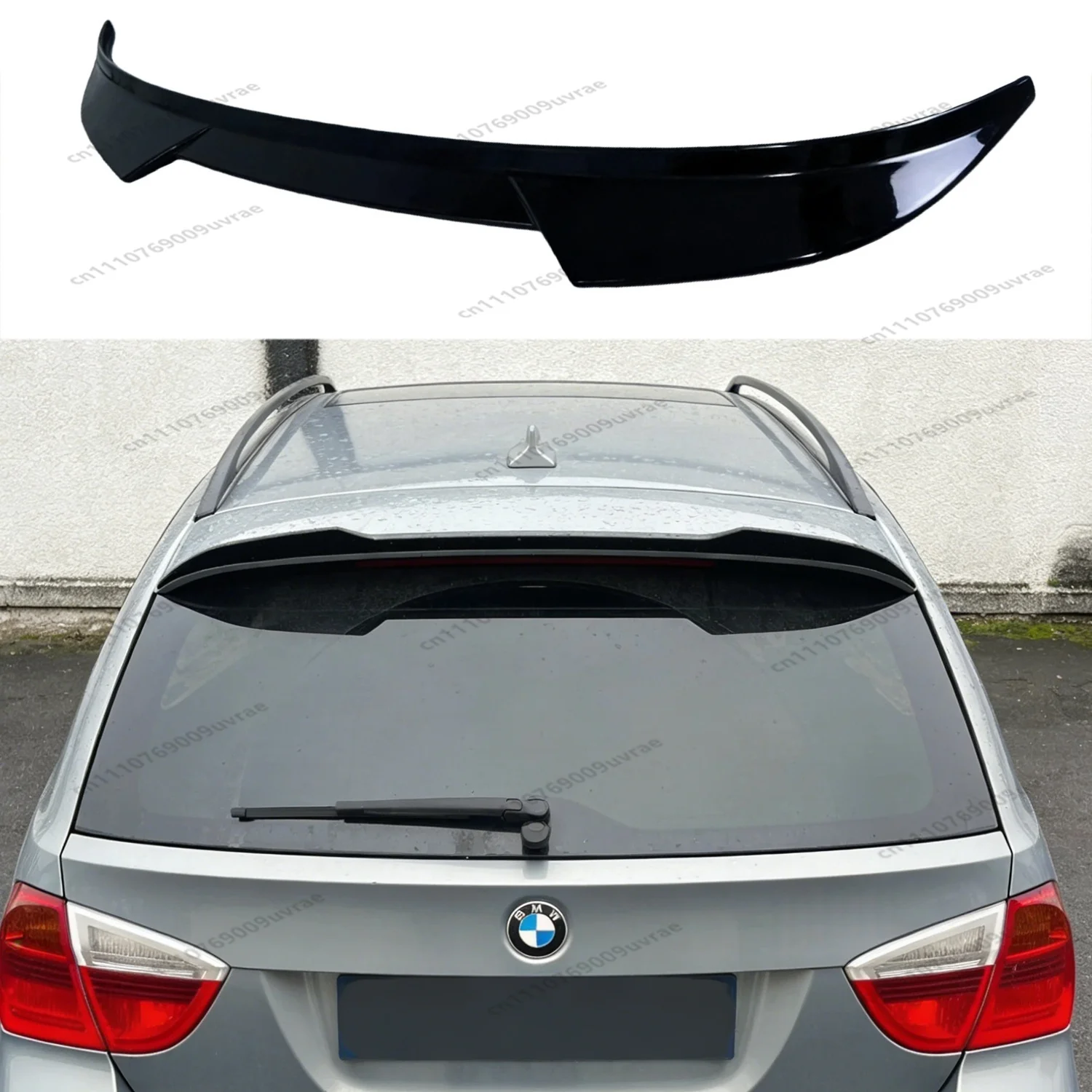 

Задний спойлер Maxton Style глянцевый черный для BMW E91 3 серии 318i 320i 320d 330i Xi Estate 2005-2012, верхний задний спойлер-крыло
