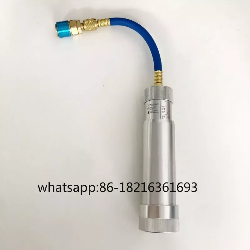 

С шаровым клапаном, инструмент для заправки холодильного масла, цилиндр для заправки масла для кондиционирования воздуха с прямым наполнителем масла для хладагента