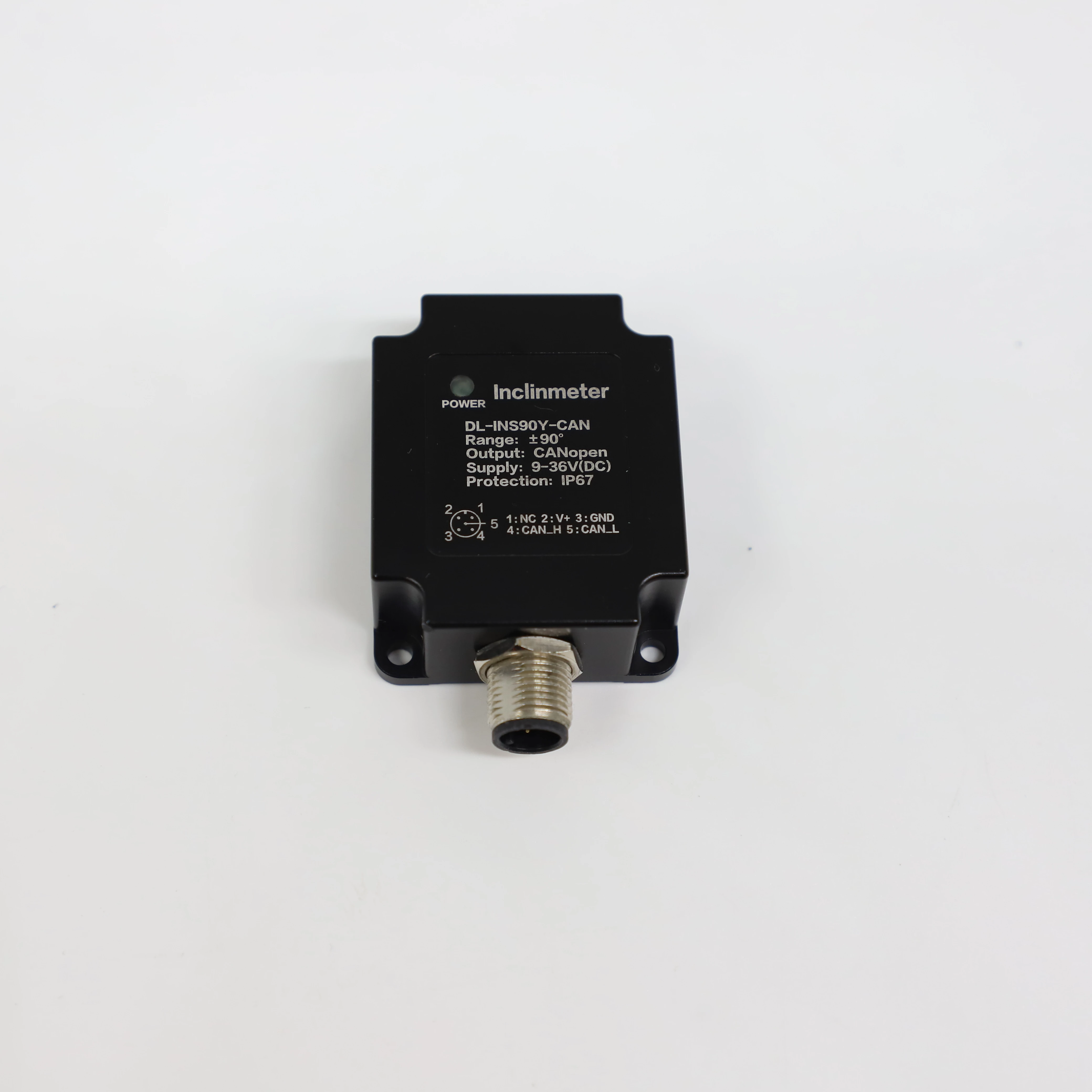Electro Magnetic Induction Detection Inclination Sensor Static Dynamic Axis Metal Housing CE PLd Certified Electrical Equipment